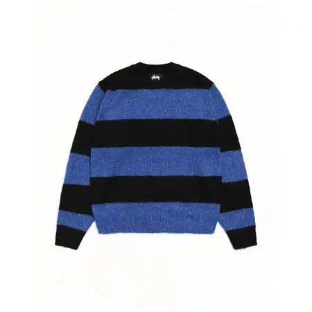 STUSSY (ステューシー) MOHAIR STRIPE SWEATER