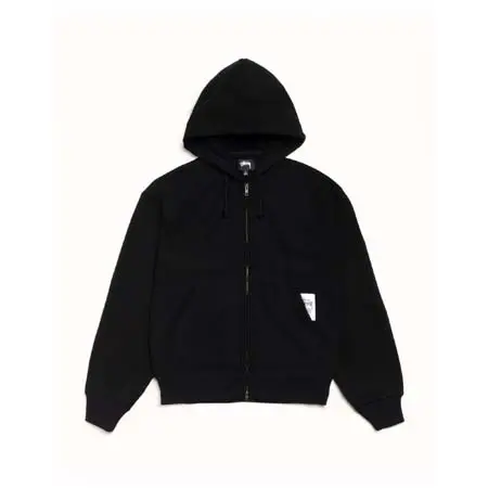 STUSSY (ステューシー) PATCH ZIP KNIT HOODIE