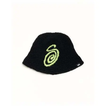 STUSSY (ステューシー) BUCKET HAT SWIRLY S KNIT