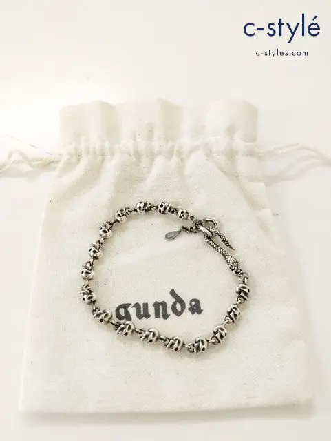 gunda ガンダ ブレスレット シルバー スカル
