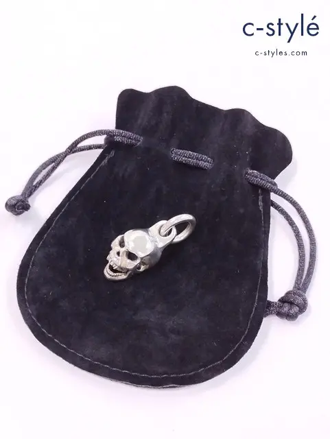 LEATHERS AND TREASURES レザーズアンドトレジャーズ ラージスカルペンダントトップ シルバー