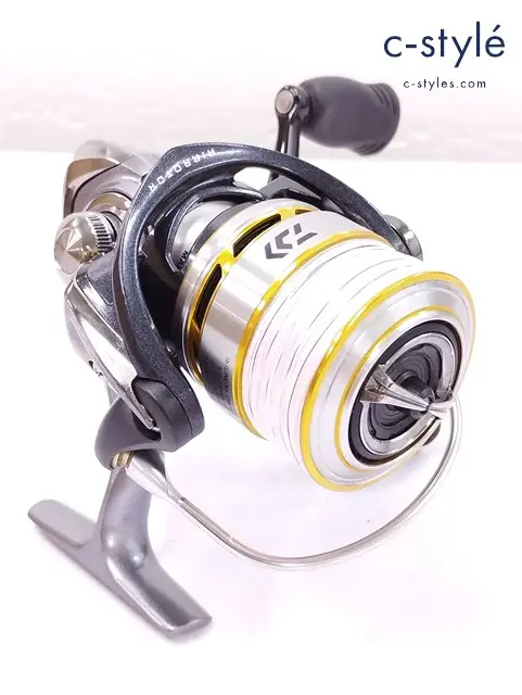 DAIWA ダイワ スピニングリール EXCELER 2506H-DH ダブルハンドル シルバー×ブラック