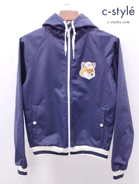 MAISON KITSUNE メゾンキツネ ジャケット S ネイビー ワッペン