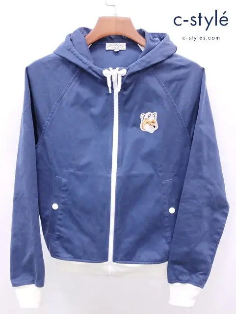 MAISON KITSUNE メゾンキツネ ジャケット XS ネイビー 綿100%