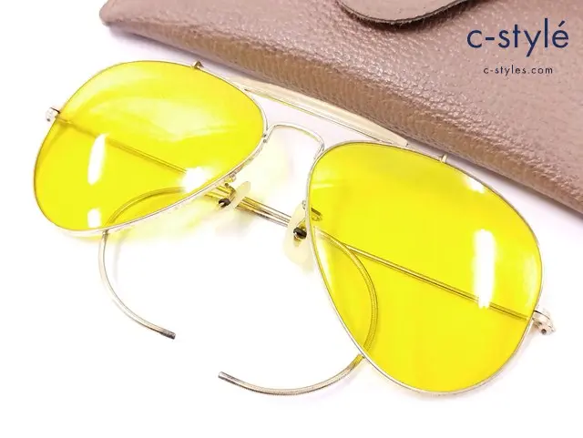 RayBan レイバン サングラス ゴールド B&L Outdoorsman II Ambermatic