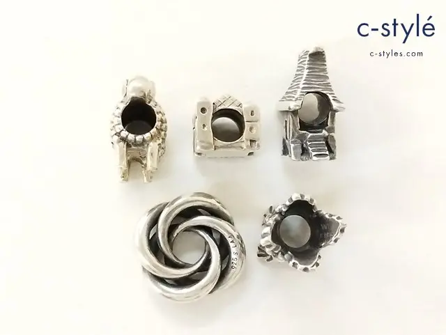 TROLLBEADS トロールビーズ ビーズ シルバー 925 LAA 羊 家 他 計5点