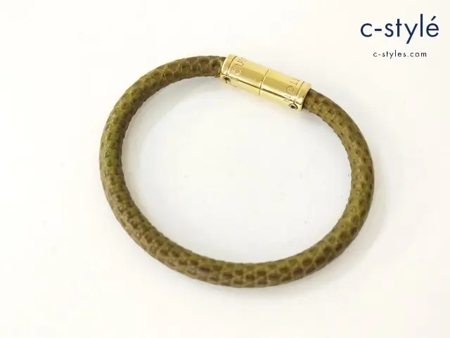 LOUIS VUITTON ルイヴィトン ブレスレット カーキ系