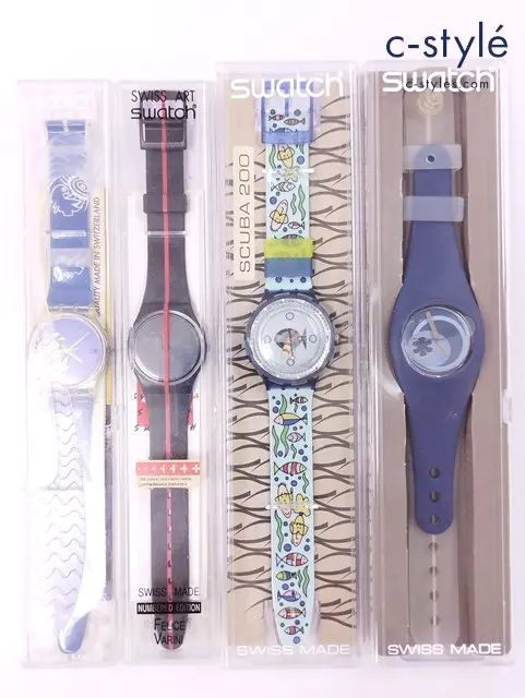 swatch スウォッチ 腕時計 クオーツ Vive La Paix GK206 Fischli SDN123 他 計4点
