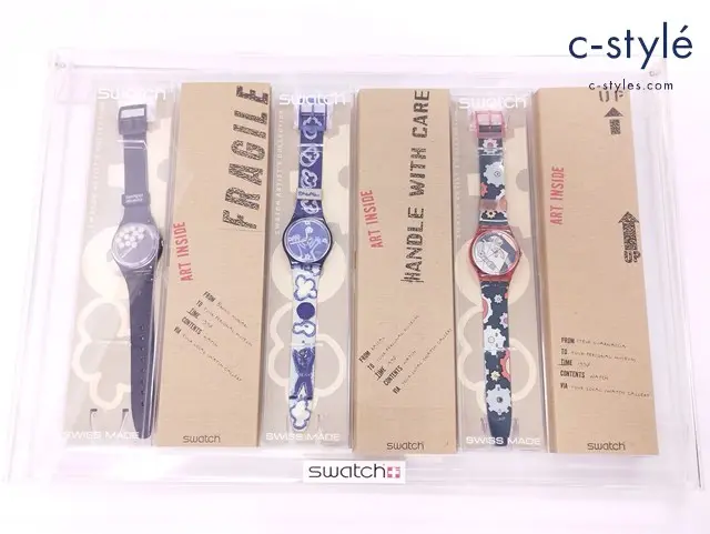 Swatch スウォッチ 腕時計 アーティストモデル GN172 / GN173 / GR135 クオーツ 3本セット