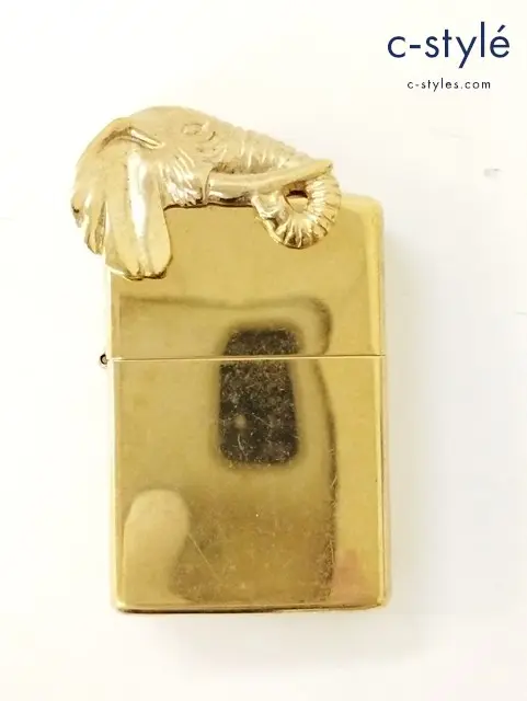 ZIPPO ジッポー オイルライター 立体エレファント ゴールド ’91