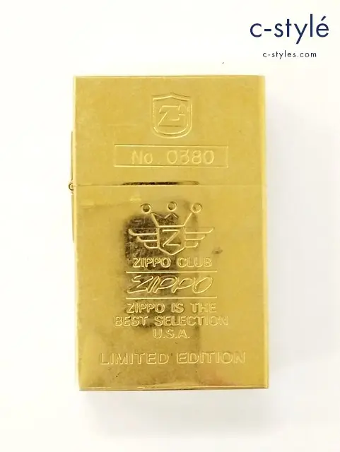 ZIPPO ジッポー オイルライター ORIGINAL 1932 REPLICA ZIPPO CLUB BEST SELECTION ゴールド