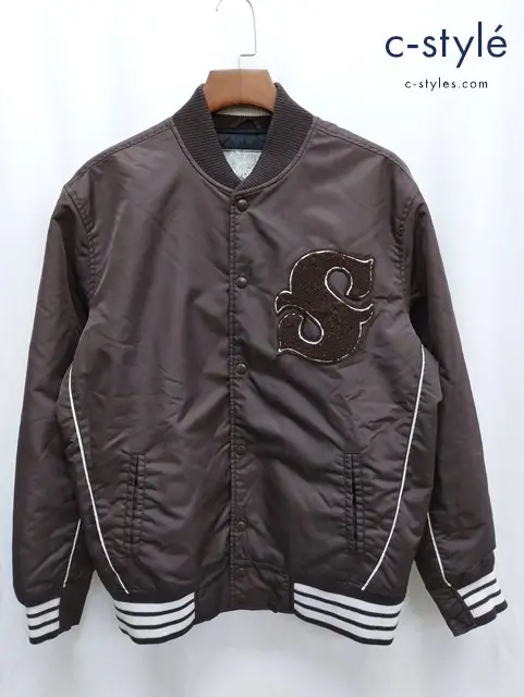 STUSSY ステューシー スタジャン M ブラウン old gold Thrmo lite PLUS