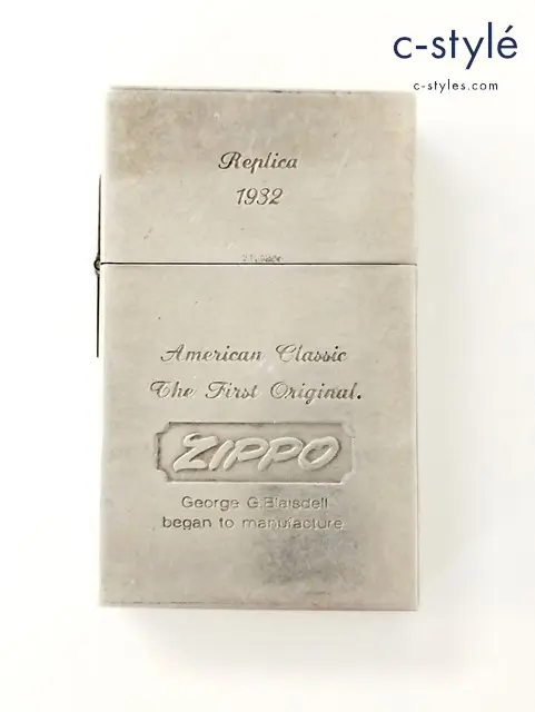ZIPPO ジッポー オイルライター REPLICA 1932 American Classic The First Original シルバー