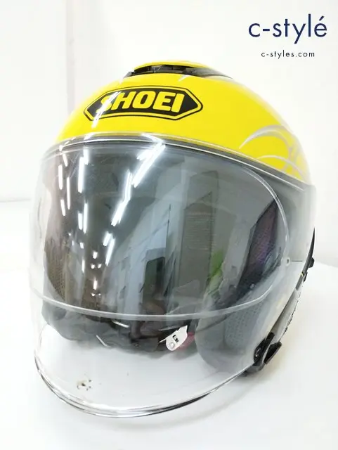 SHOEI ショウエイ ヘルメット XL 61cm イエロー系 J-Cruise Reborn TC-3