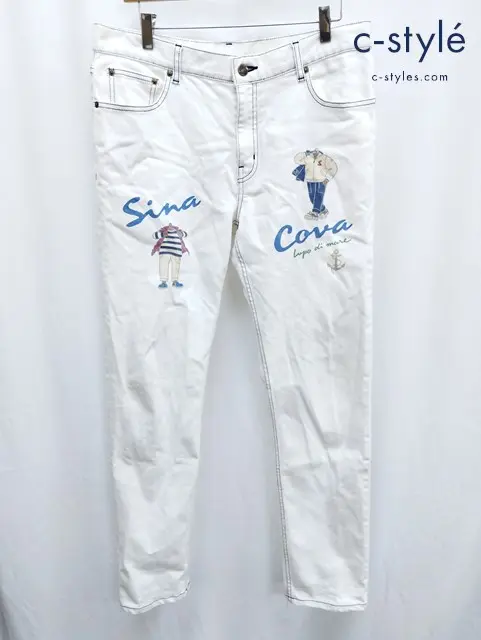 SINA COVA シナコバ デニムパンツ 88 ホワイト系