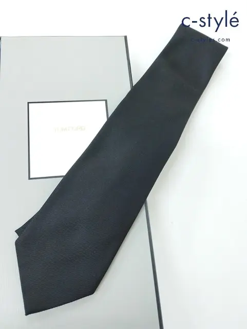 TOM FORD トムフォード ネクタイ ブラック シルク100％ イタリア製