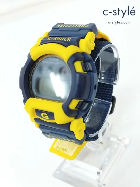 CASIO カシオ G-SHOCK 腕時計 イエロー×ネイビー DW-002DJ-9 クオーツ