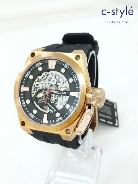 BALLAST バラスト 腕時計 ゴールド×ブラック BL-3105 自動巻き
