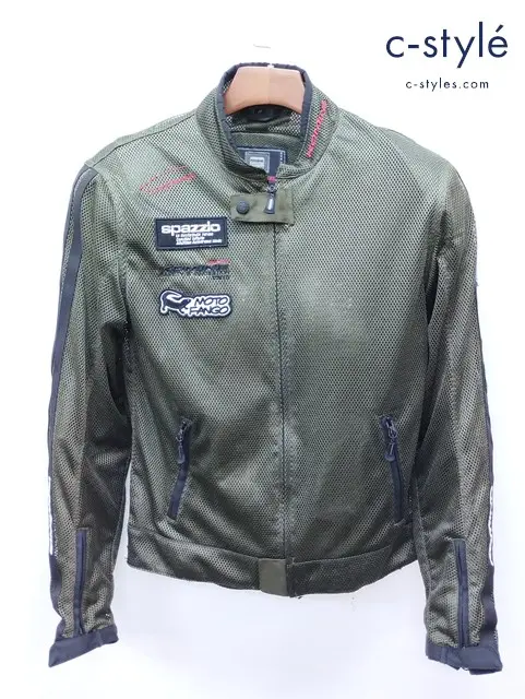 KOMINE コミネ ライディングメッシュジャケット M カーキ レジェンド JK-014