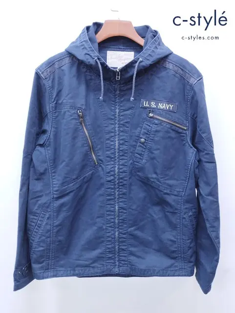 AVIREX アヴィレックス ジャケット 2XL ネイビー