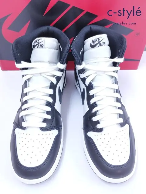 NIKE ナイキ スニーカー 27cm ブラック×ホワイト AIR JORDAN 1 HIGH 85 BQ4422-001