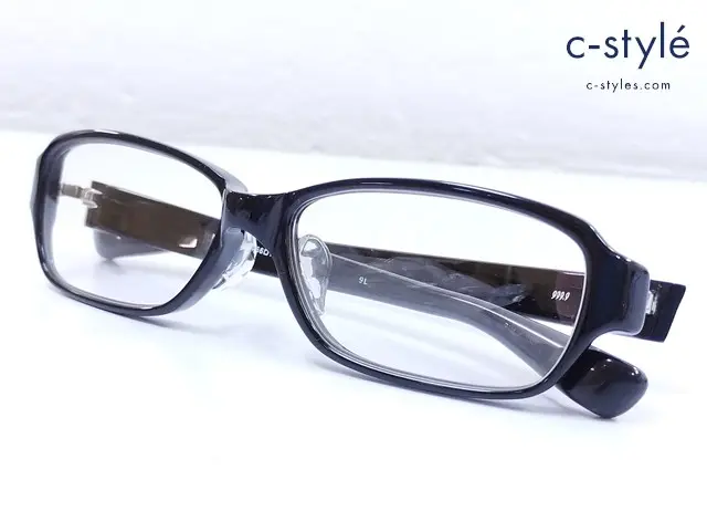 999.9 フォーナインズ メガネ 56□15 140 ブラック NP-43