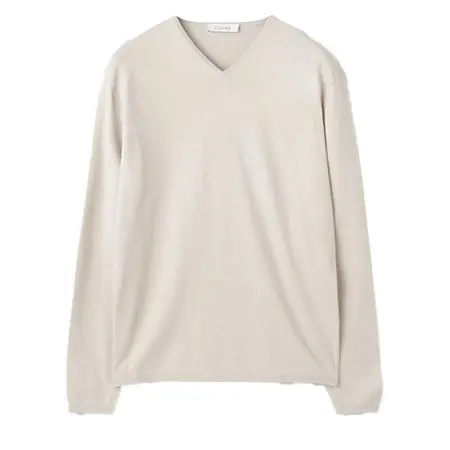 Cruciani(クルチアーニ) [27ゲージ]コットン Vネックニット JU5111