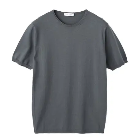 Cruciani(クルチアーニ) [27ゲージ]コットン クルーネックニット 半袖 JU5113