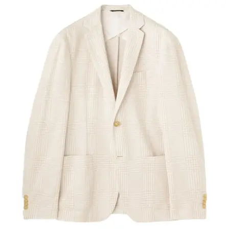 Cruciani(クルチアーニ) チェックジャージージャケット 26PU796/TAB/CR