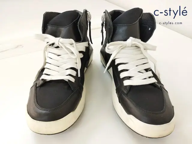 CINZIA ARAIA チンツィアアライア スニーカー 37 ブラック ハイカット イタリア製 レディース