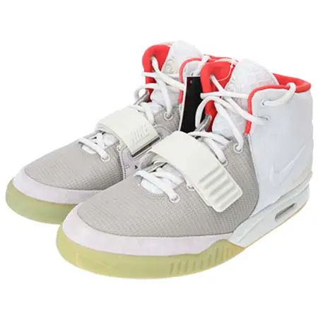 NIKE(ナイキ) AIR YEEZY 2 エアイージー2 NRG ピュアプラチナム ハイカットスニーカー グレー 508214-010