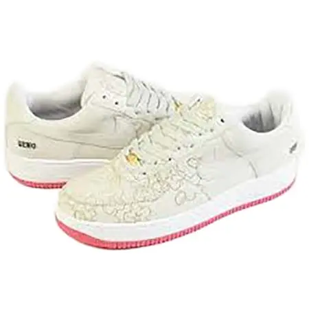 NIKE(ナイキ) 05年製 世界200足限定 エアフォースワン 上野 桜モデル ローカットスニーカー グレー 309360-001