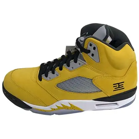 NIKE(ナイキ) AIR JORDAN 5  エアジョーダン5 レトロ トーキョー23 ハイカットスニーカー イエロー 454783-701