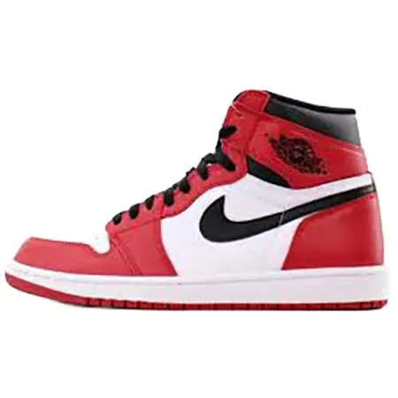 NIKE(ナイキ) 2015 AIR JORDAN 1　エアジョーダン1 レトロ シカゴ ハイカットスニーカー レッド/ホワイト 555088-101