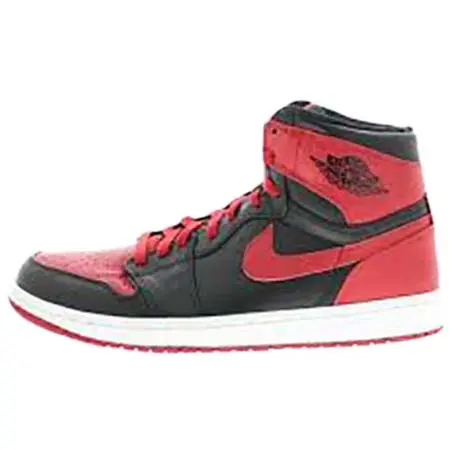 NIKE(ナイキ)  11年製 AirJordan1 エアジョーダン1 レトロ ハイ バーンド ブラック/バーシティーレッド 432001-001