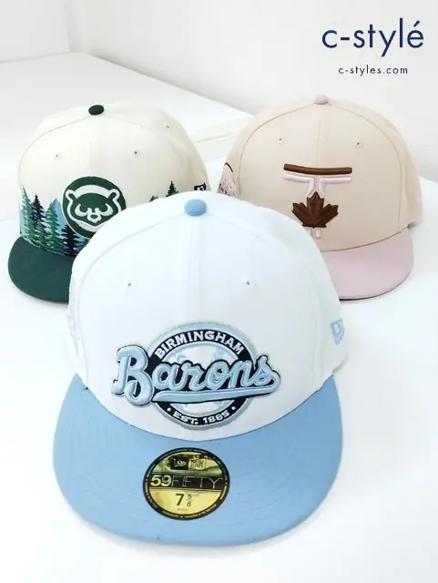 NEW ERA ニューエラ キャップ 7・5/8 60.6cm 59FIFTY バロンズ カブス ブルージェイズ 計3点