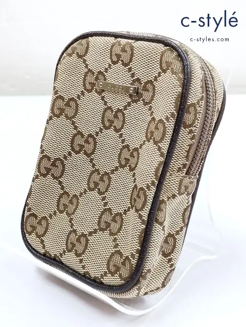 GUCCI グッチ シガレットケース ブラウン系 GGキャンバス 115249