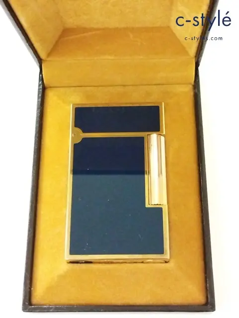 S.T.Dupont デュポン ライン2 ブルーラッカー&イエローゴールド 青漆 81DBY37