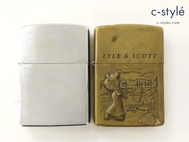 ZIPPO ジッポー オイルライター LYLE&SCOTT ゴールド ’91 無地 シルバー ’95