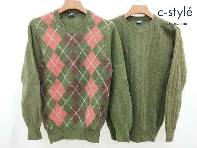 MARGARET HOWELL マーガレットハウエル セーター グリーン系 長袖 クルーネック