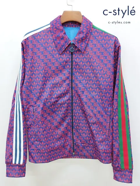 GUCCI×adidas グッチ×アディダス サイドライン ジャージ トラックジャケット S マルチカラー 692112