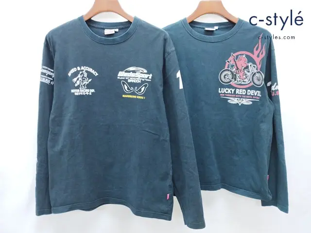 TED COMPANY テッドカンパニー Tシャツ 44 ブラック 綿100% 長袖 TEDMAN