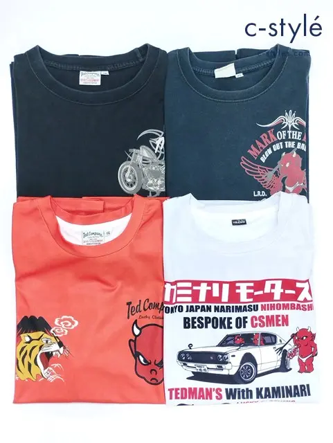 TED COMPANY テッドカンパニー TEDMAN テッドマン Tシャツ 42 46 半袖 長袖 計4点