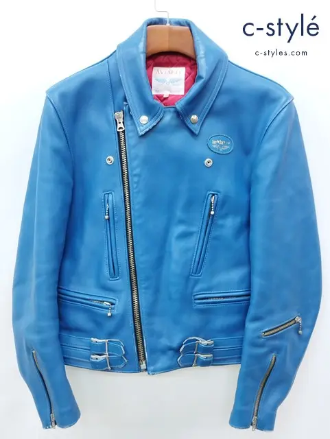Lewis Leathers ルイスレザース レザージャケット 36 ブルー ライダース