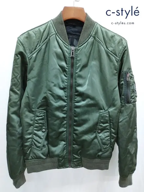 BELSTAFF ベルスタッフ ジャケット 44 カーキ ナイロン100% ジップアップ