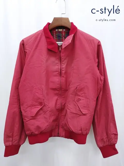 BARACUTA バラクータ ジャケット 38 レッド ジップアップ