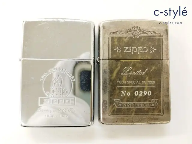 ZIPPO ジッポー オイルライター Limited YOUR SPECIAL NUMBER ’93 10th Anniversary ’91 シルバー