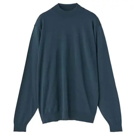 JOHN SMEDLEY(ジョンスメドレー) モックネック長袖ニットプルオーバー | KILDAY | 30G MODERN FIT