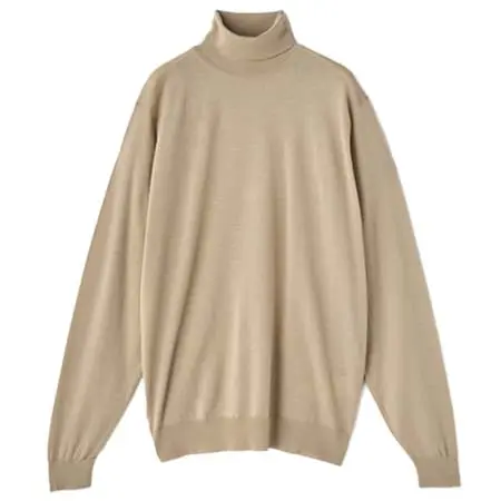 JOHN SMEDLEY(ジョンスメドレー) タートルネック長袖ニットプルオーバー | LEVINE | 30G MODERN FIT