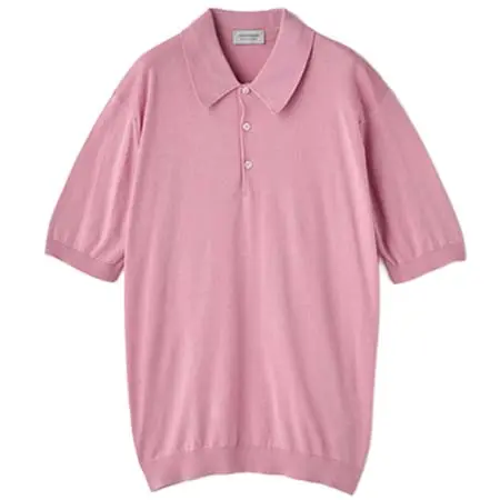 JOHN SMEDLEY(ジョンスメドレー) 半袖コットンニットクラシックポロシャツ | ISIS | 30G EASY FIT